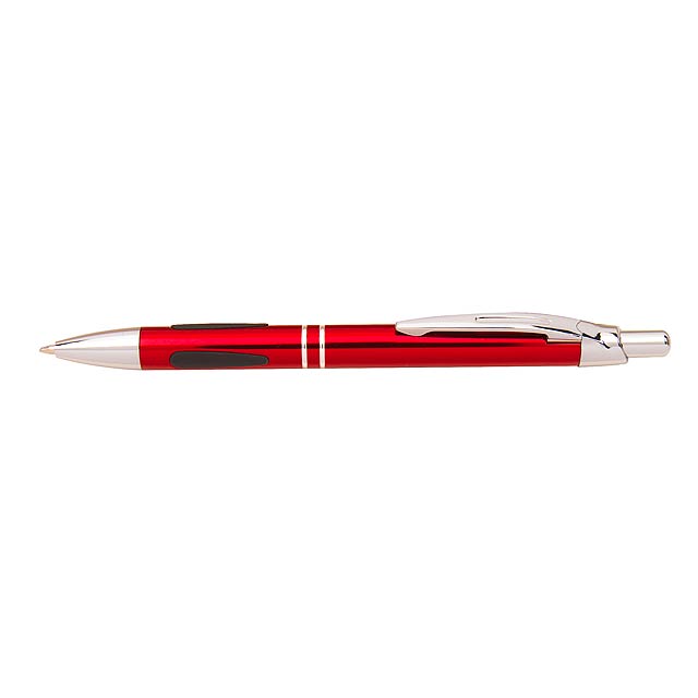 Aluminium ball point pen LUCERNE - red
