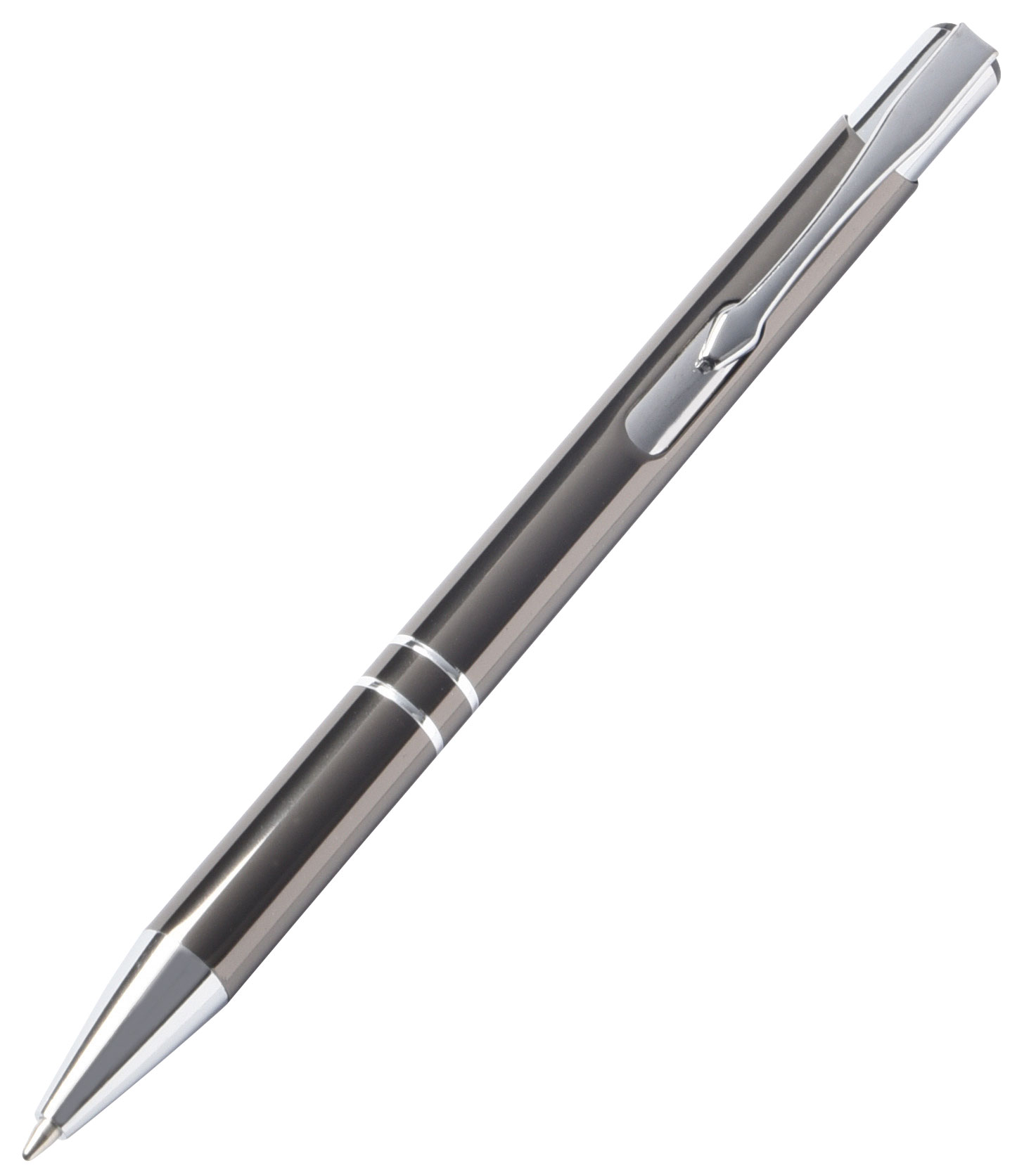 Aluminium ballpoint pen TUCSON - stone grey