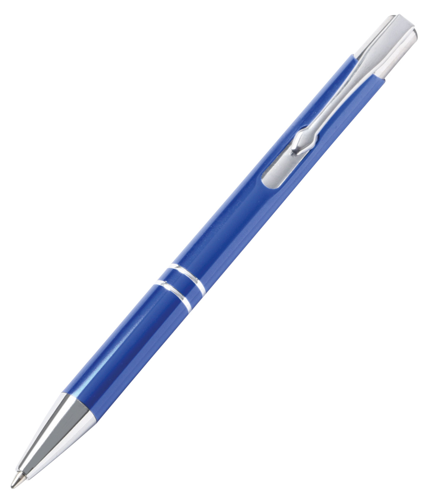 Hliníkové kuličkové pero TUCSON - modrá