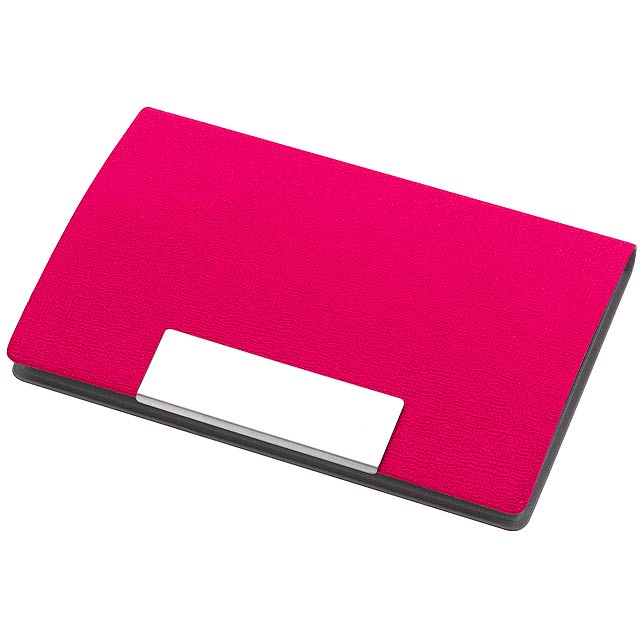 Business card holder ATLAS - pink