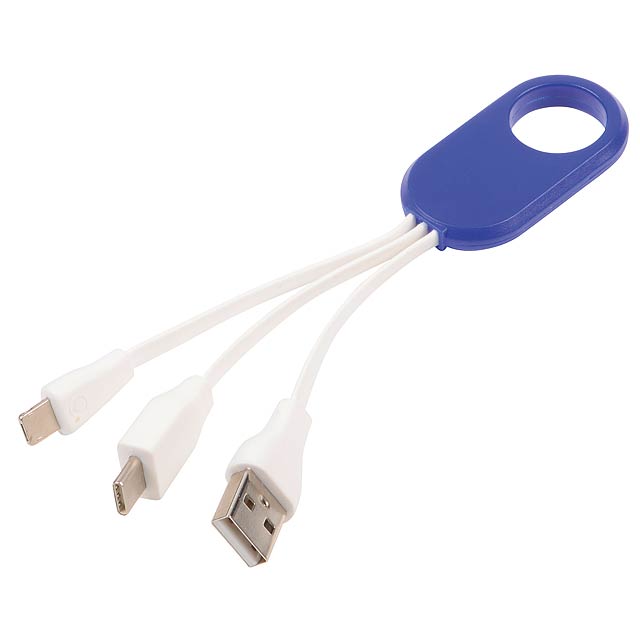Charging cable GET THREE - blue