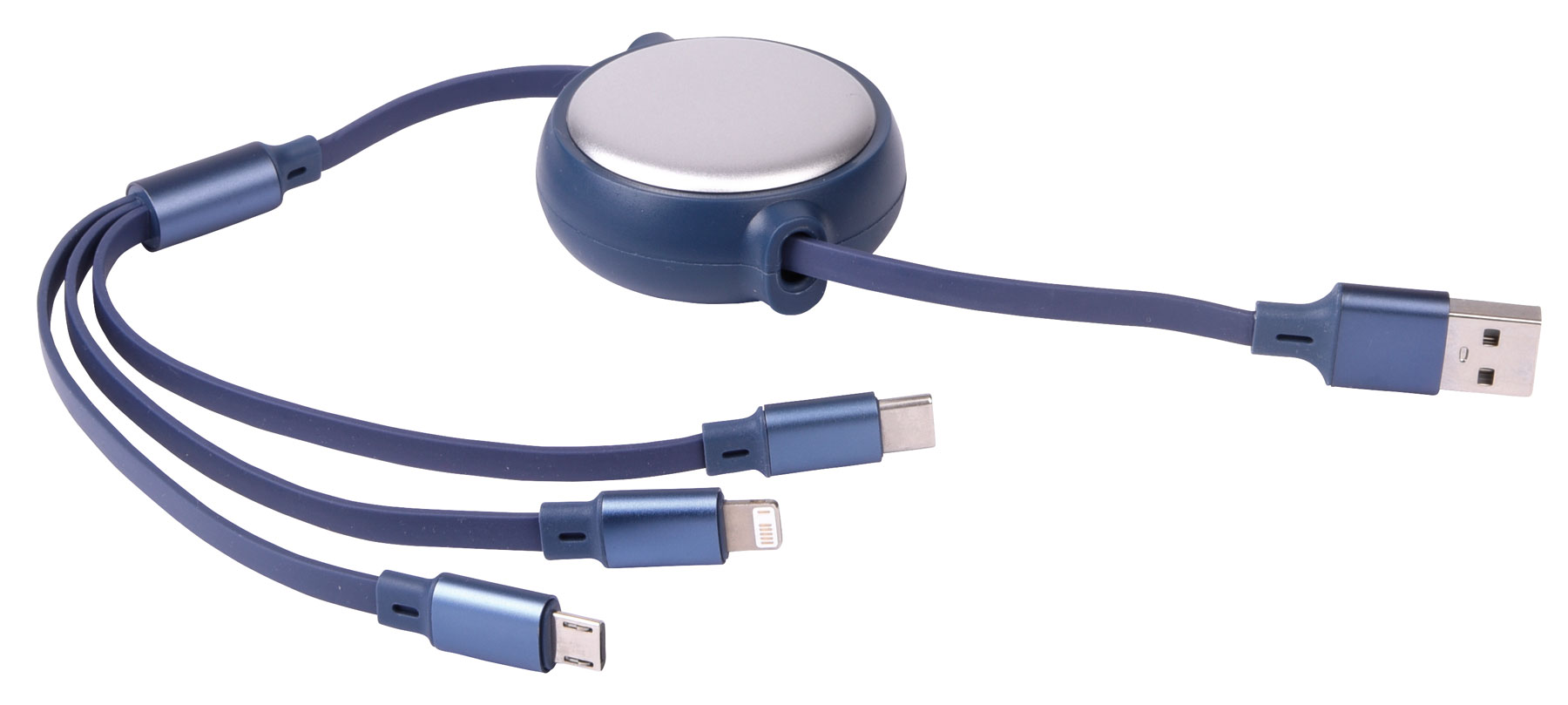 Charging cable RETRACT - blue
