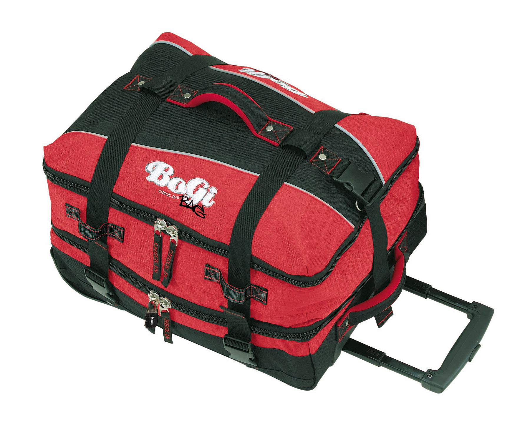 Cestovní taška s kolečky BoGi S - červená