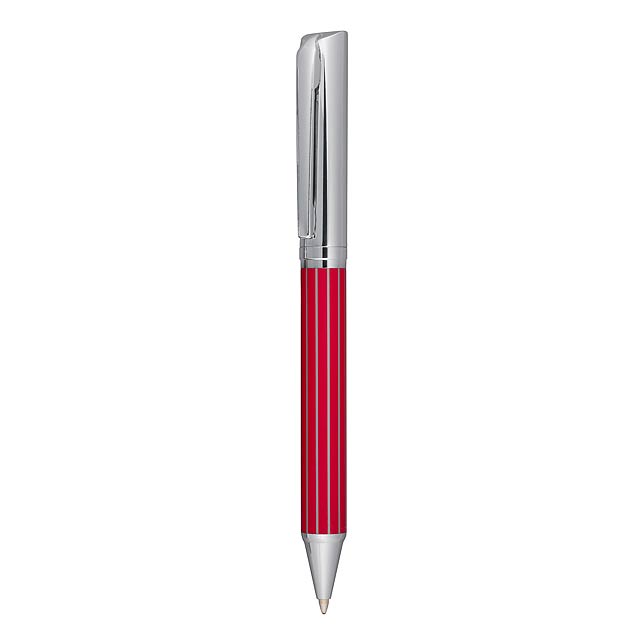 Kovové kuličkové pero - červená