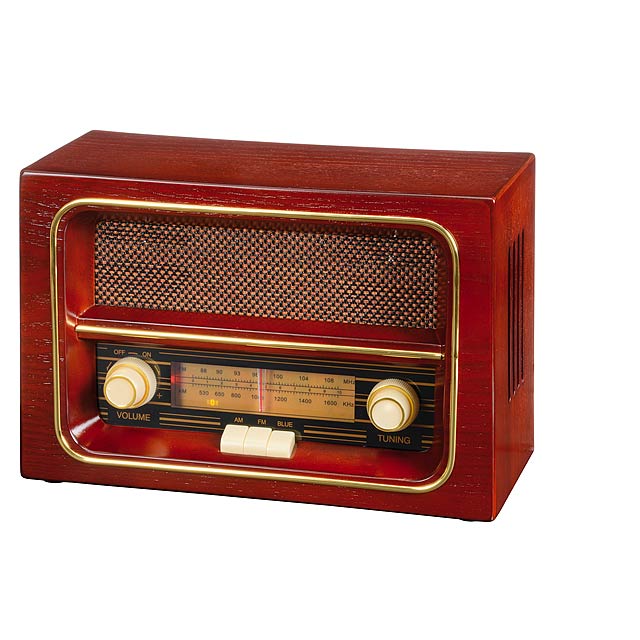 AM/FM radio RECEIVER - brown