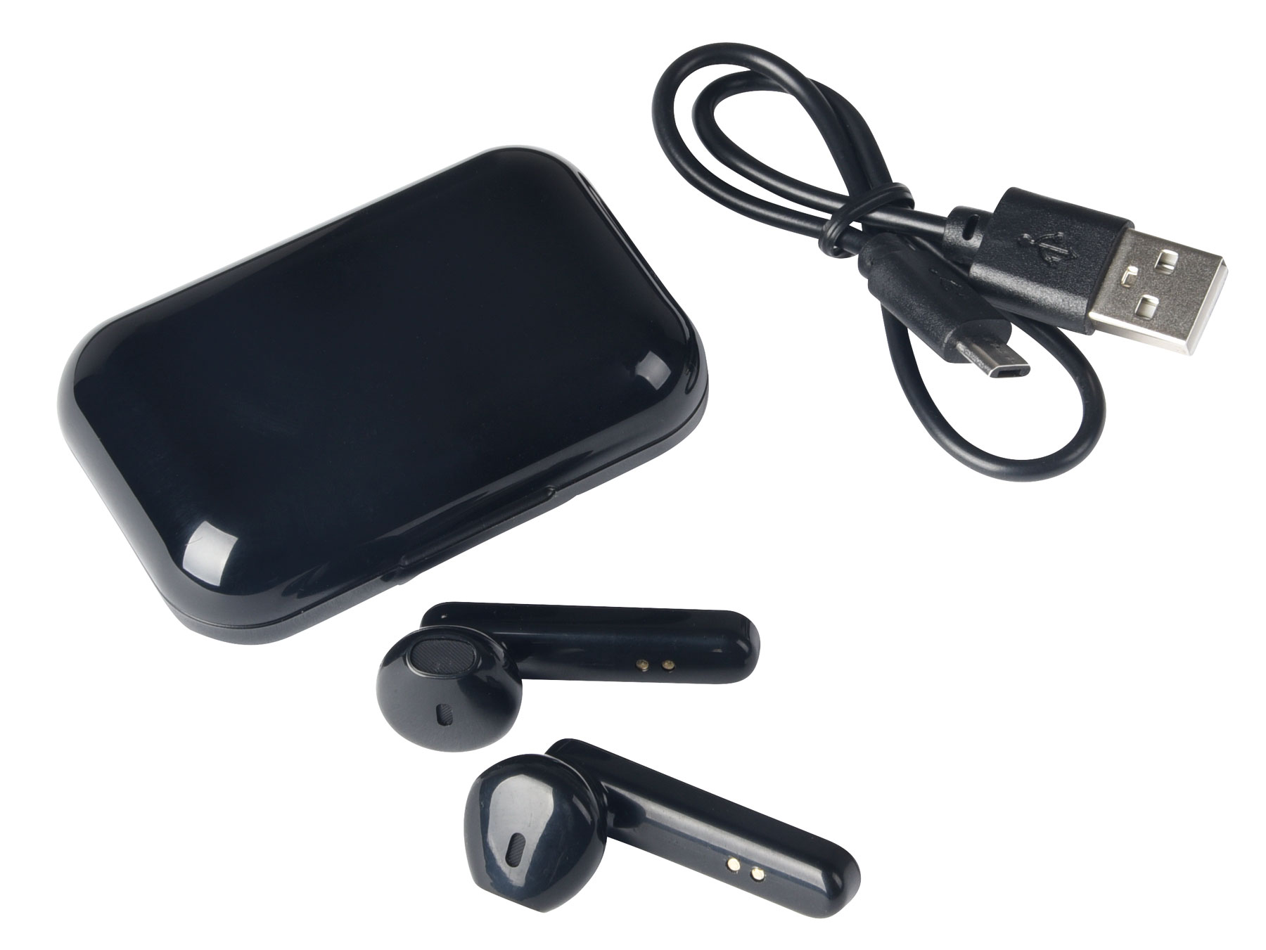 Wireless in-ear headphones TWINS - black