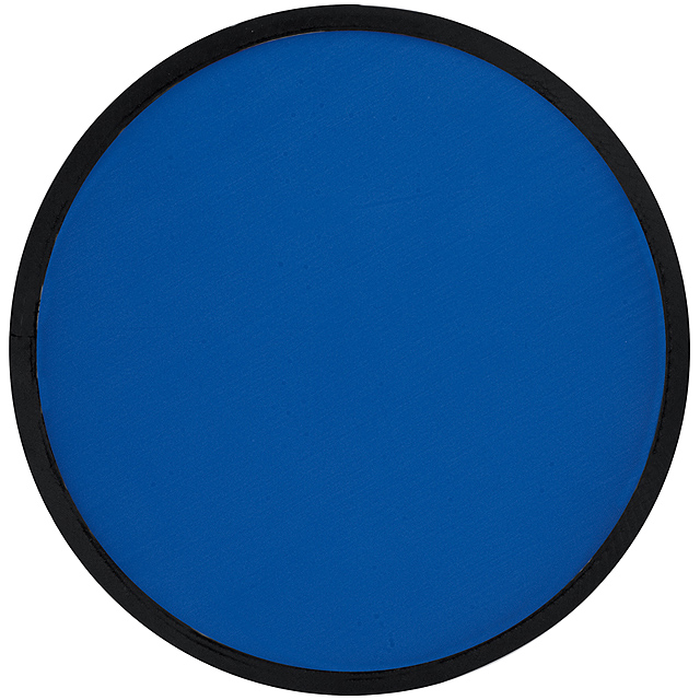 Frisbee, faltbar mit Etui aus Polyester - blau