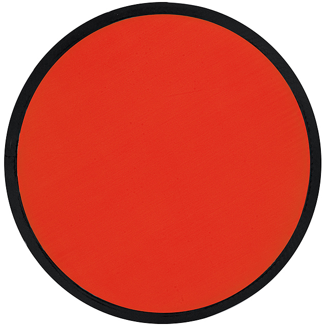 Frisbee, faltbar mit Etui aus Polyester - Rot