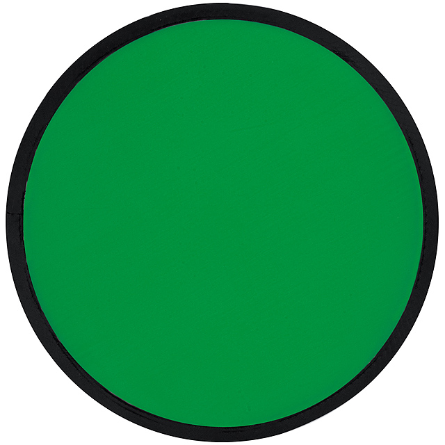 Frisbee, faltbar mit Etui aus Polyester - Grün