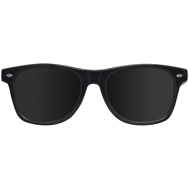 Sonnenbrille Nerdlook - schwarz
