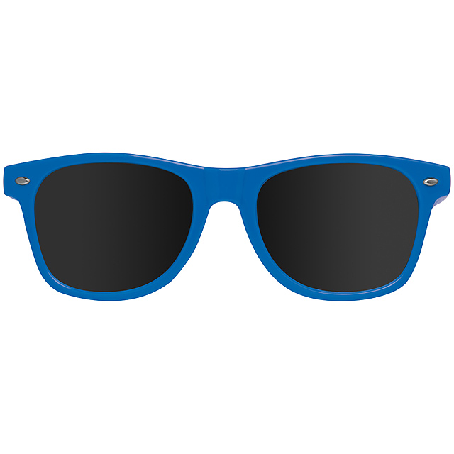 Sonnenbrille Nerdlook - blau
