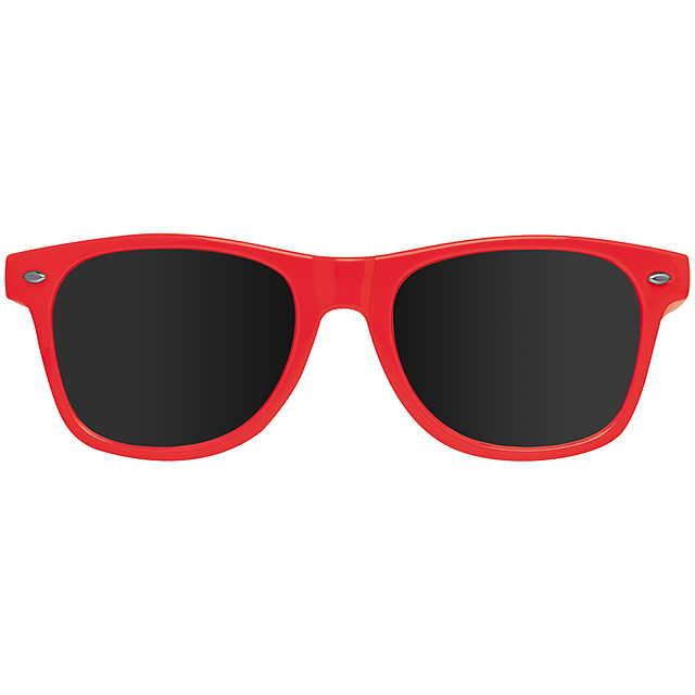 Veselé slnečné okuliare - červená