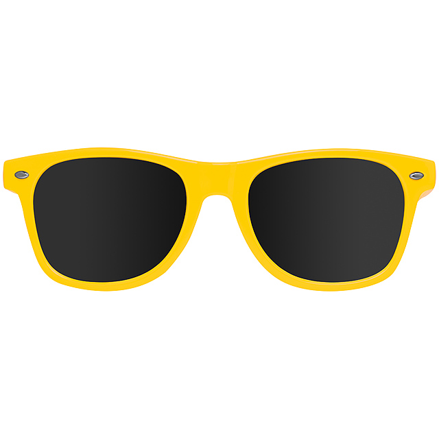 Sonnenbrille Nerdlook - Gelb