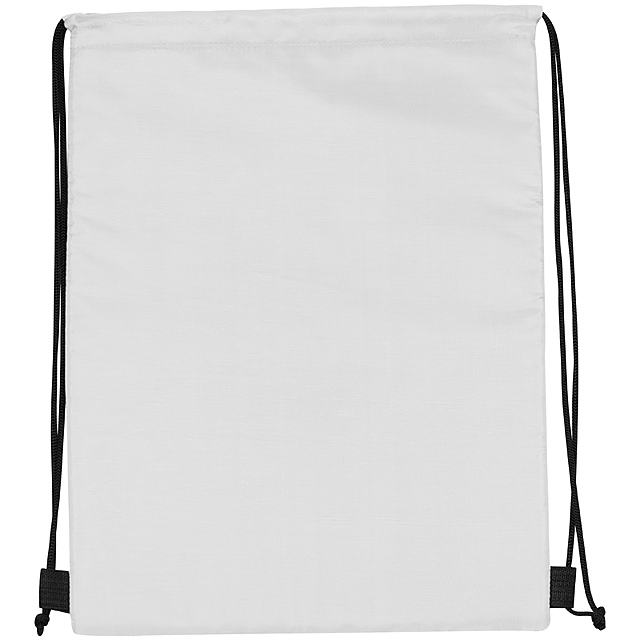 Polyester gym bag - white