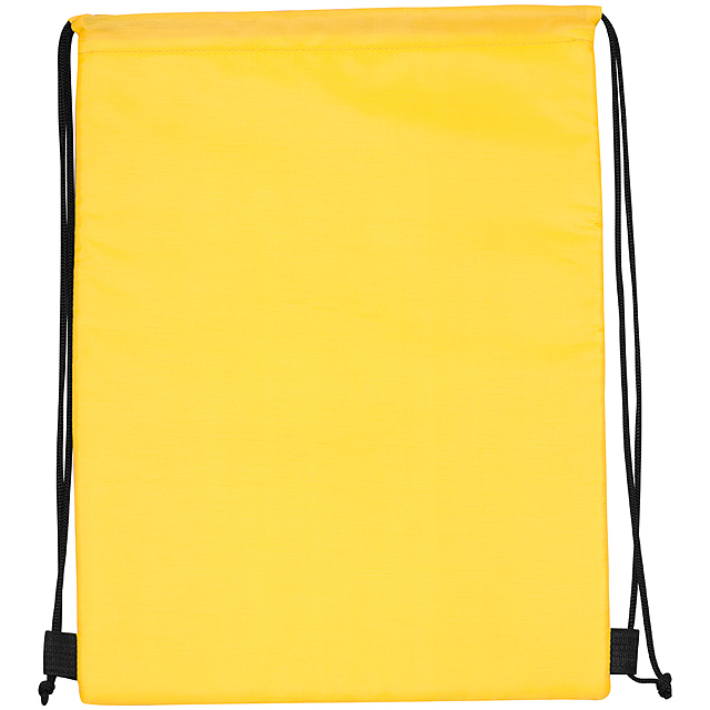 Polyester gym bag - yellow