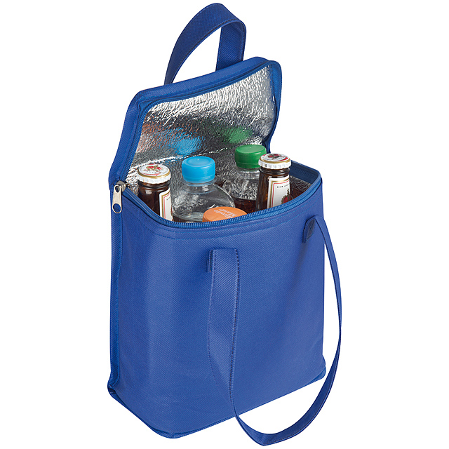 Non-woven cooling bag - blue