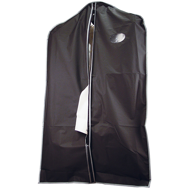 Suit cover made of PEVA - black