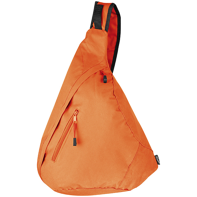 Nylon backpack - orange