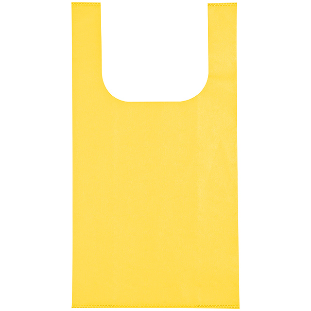 Non-woven shopping bag - yellow