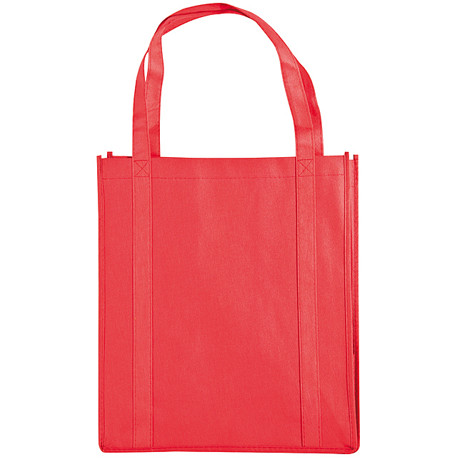 Non-woven nákupní taška - červená