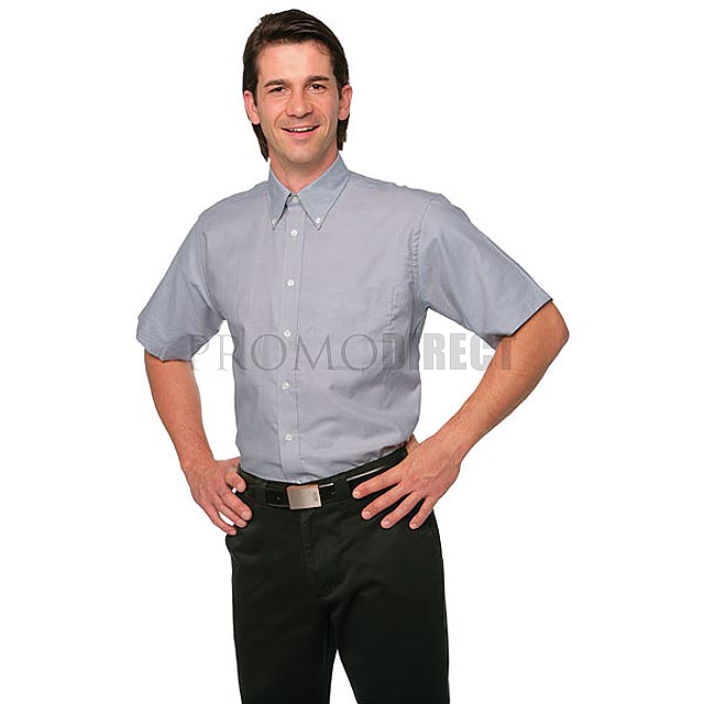 Short Sleeve Popeline Shirt Jerzees 935M - schwarz