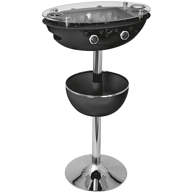Fotbalový barový stolek - černá