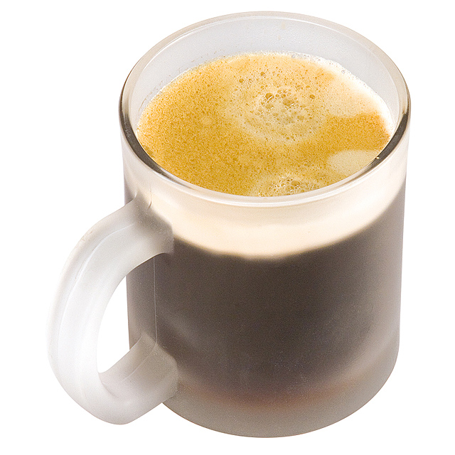 Kaffeetasse weiß gefrostet - Transparente