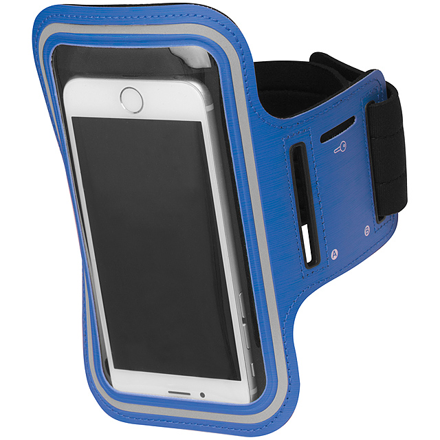 Smartphone arm holder - blue