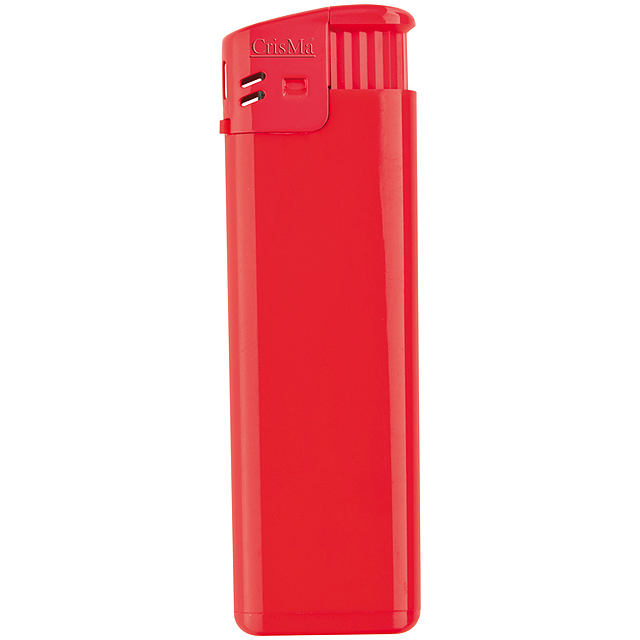 Electronic lighter, refillable - red