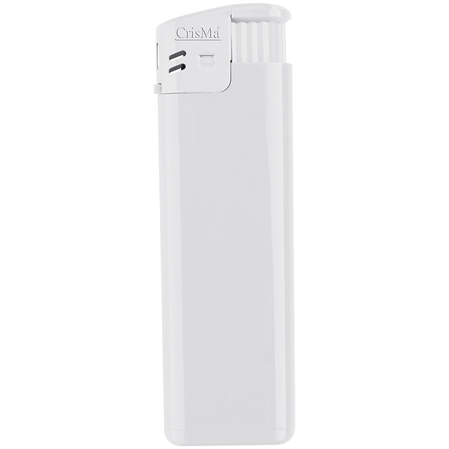 Electronic lighter, refillable - white