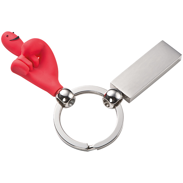 Schlüsselanhänger Smilehands - Rot