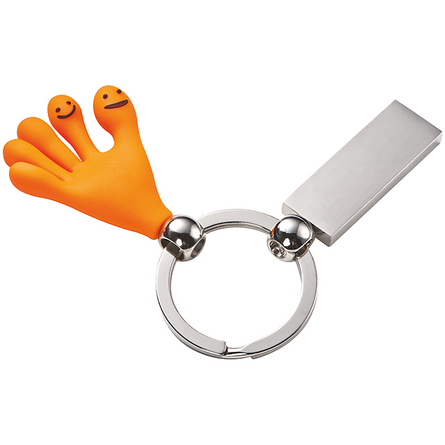 Schlüsselanhänger Smilehands - Orange
