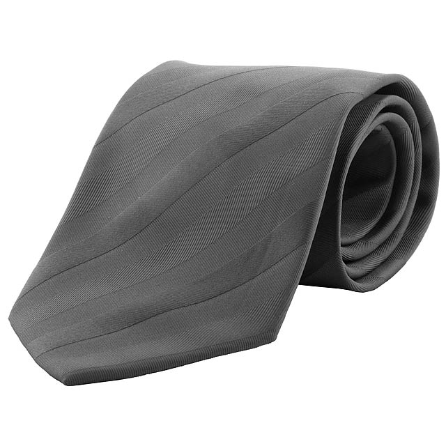 Stripes kravata - tmavo šedá