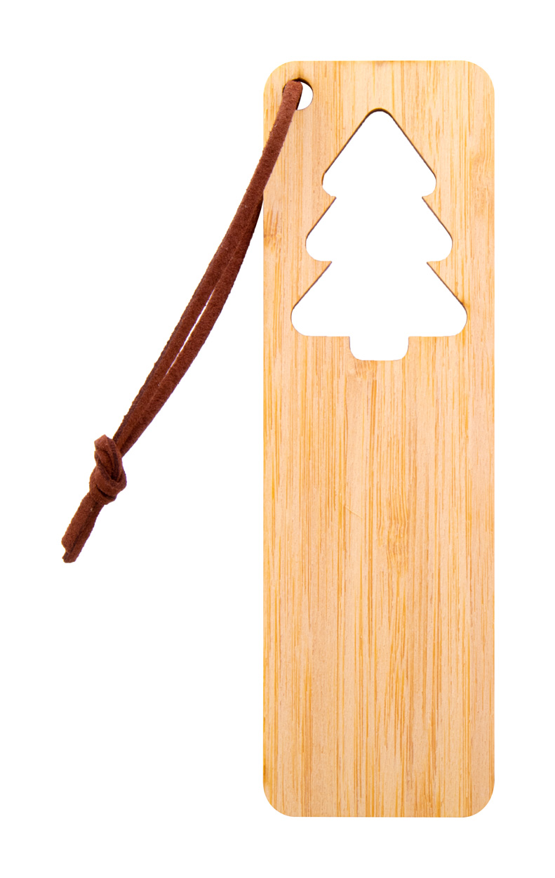 Xommark Christmas bookmark, tree - beige