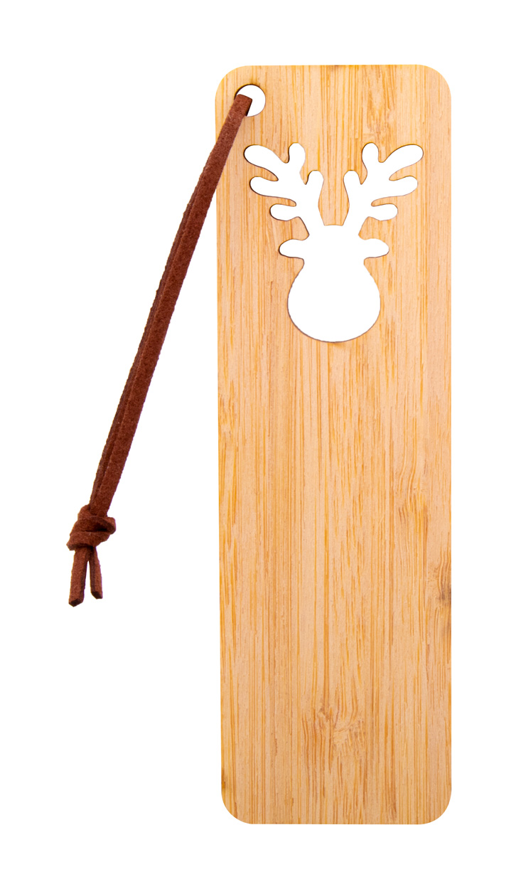 Xommark Christmas bookmark, reindeer - beige
