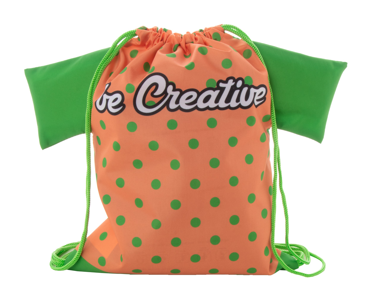 CreaDraw T Kids Kordelzugbeutel für Kinder - Grün