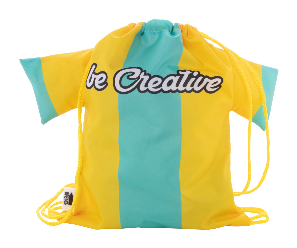 CreaDraw T Kids RPET drawstring bag for children - yellow