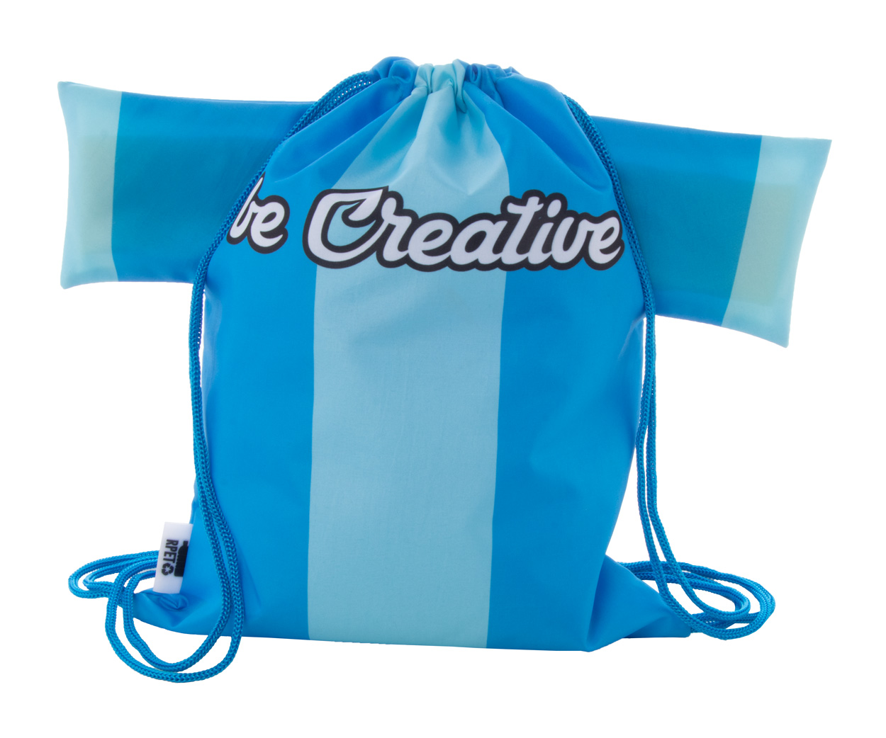 CreaDraw T Kids RPET drawstring bag for children - blue