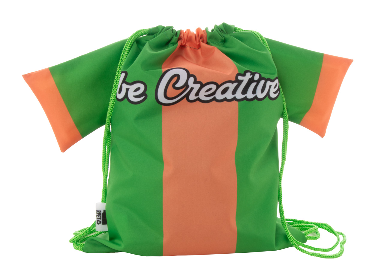 CreaDraw T Kids RPET drawstring bag for children - green