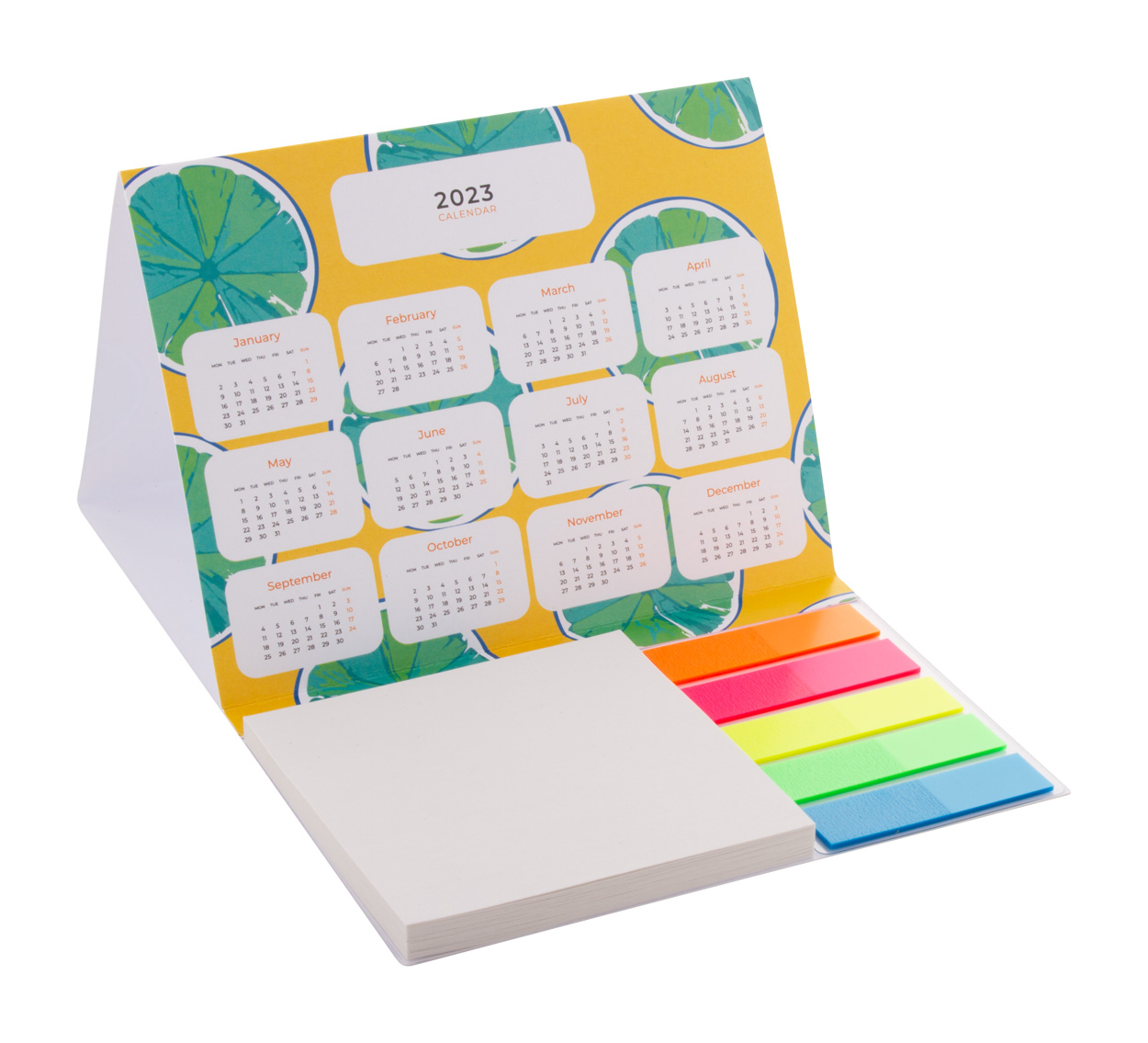 CreaStick Combo Date calendar with self-adhesive tickets to order - white