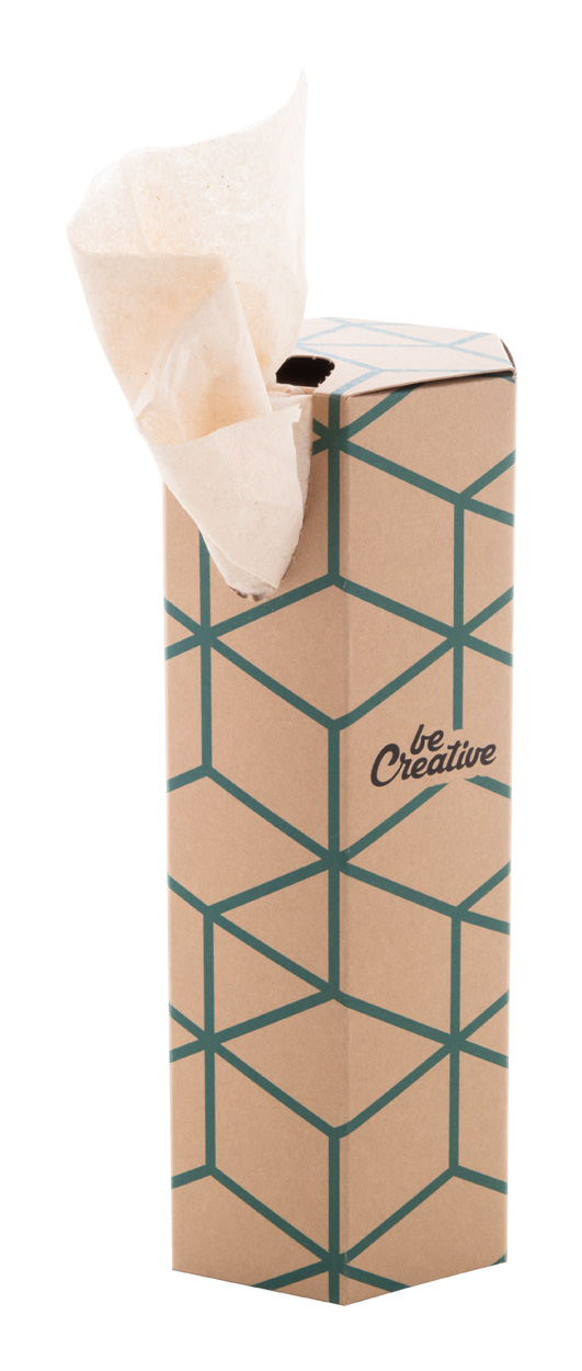 CreaSneeze Hex Eco papírové kapesníčky na zakázku - béžová