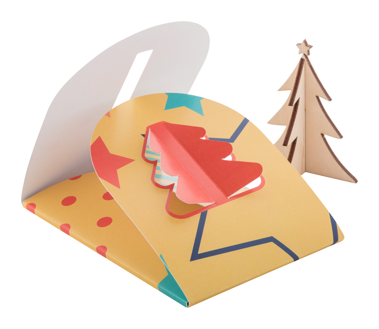 TreePack-Umschlag mit individueller Dekoration - Weiß 