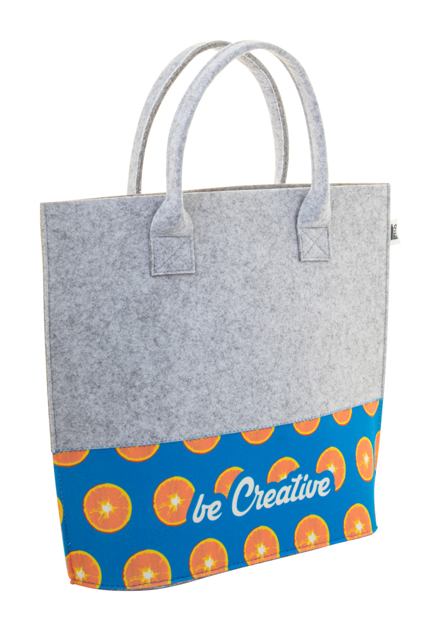CreaFelt Shop C custom RPET shopping bag - grey
