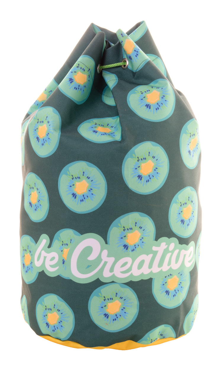 Custom made CreaDraw Ocean duffel bag - green