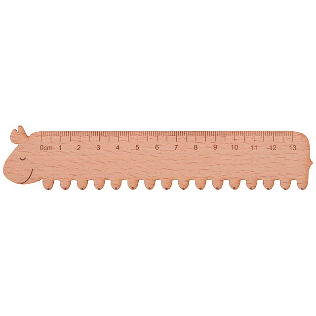 Looney - wooden ruler - wood