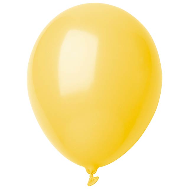 CreaBalloon balloons in pastel colors - yellow