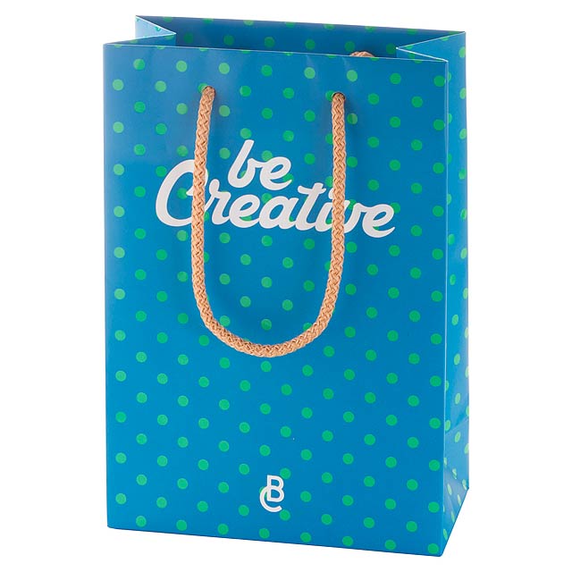 CreaShop S small custom made paper shopping bag - multicolor