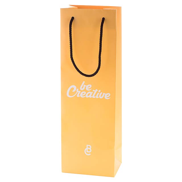 CreaShop W paper wine bag to order - multicolor