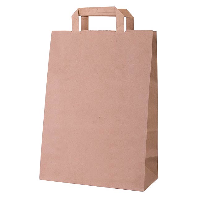 Market papírová taška - hnědá