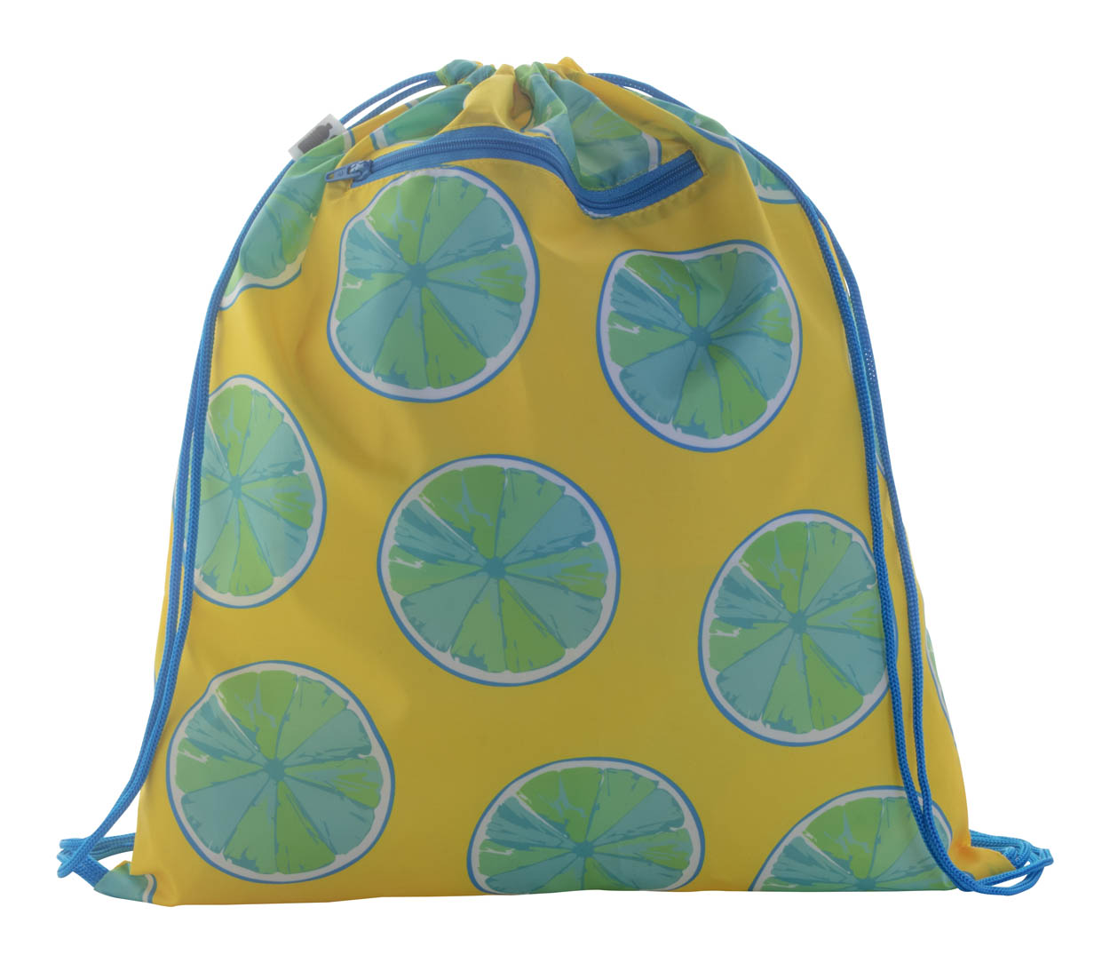 CreaDraw Zip RPET drawstring bag to order - blue